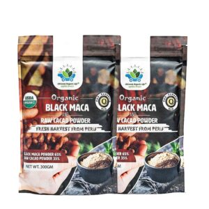 Black maca & Cacao powder 600gm (Full course)